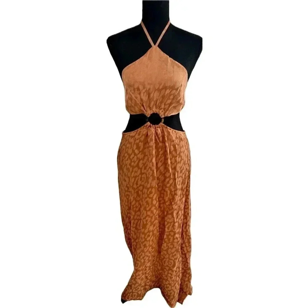 RUMER Kenya ring maxi dress NWT